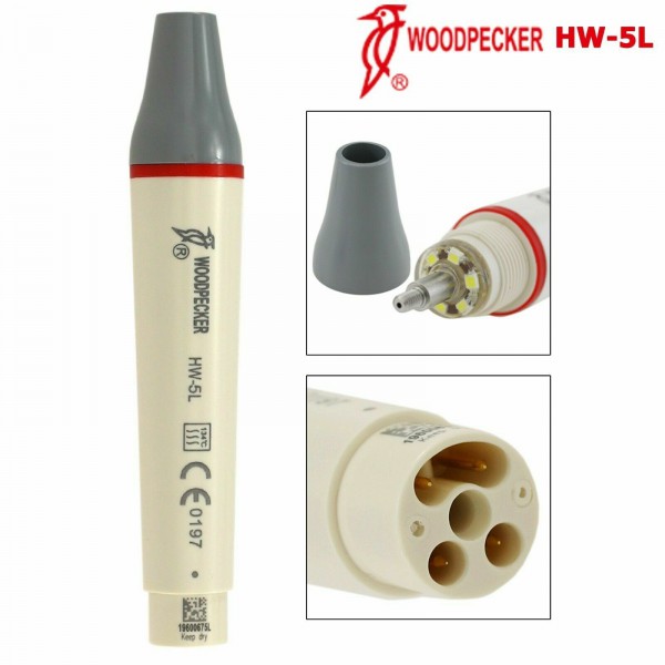 Woodpecker® HW-5L超音波スケーラーハンドピース ライト付き(EMSと互換性あり)