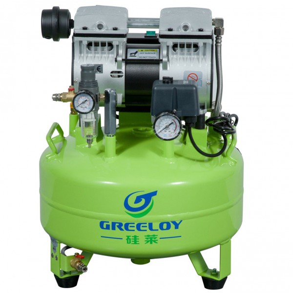 Greeloy® GA-61 歯科静音オイルレス コンプレッサー 0.75馬力 24L