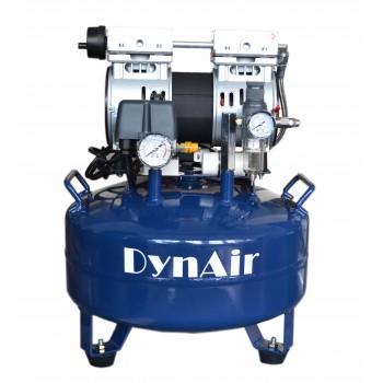 DYNAIR DA5001 歯科 オイルレス エアコンプレッサー 0.75馬力 22L