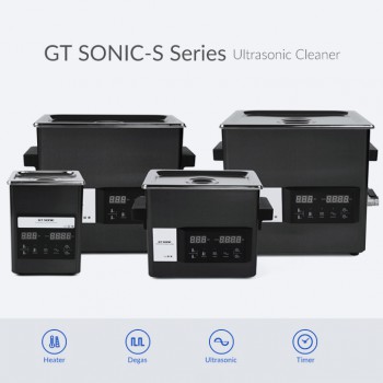 GT SONIC S-シリーズ 歯科/業務用 デジタル超音波洗浄機 2-9L 加熱機能付き