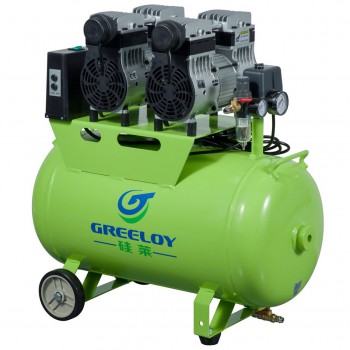 Greeloy® GA-82 歯科静音オイルレス エアコンプレッサー 2馬力 60L