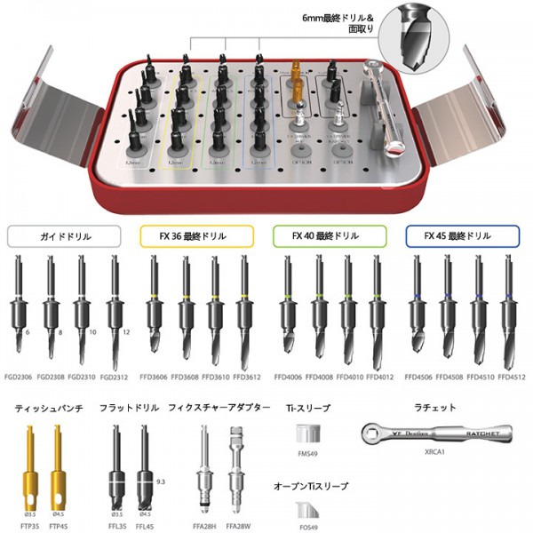 Dentium XGSFK デジタルガイド手術キット(フルキット) Dentium XGSFK デジタルガイド手術キット(フルキット)
