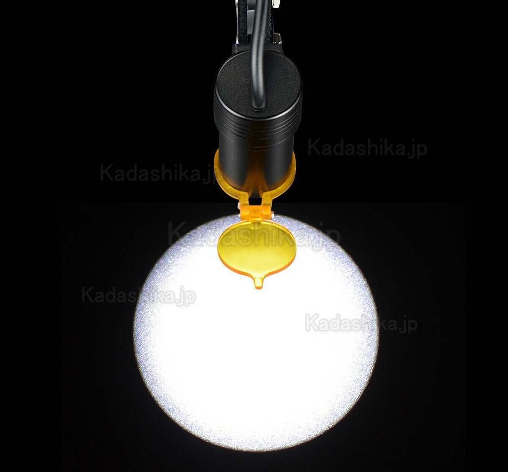 歯科衛生士ヘッドライト 5W LED クリップ式拡大鏡ライト(フィルター付き) 歯科衛生士ヘッドライト 5W LED クリップ式拡大鏡ライト(フィルター付き)