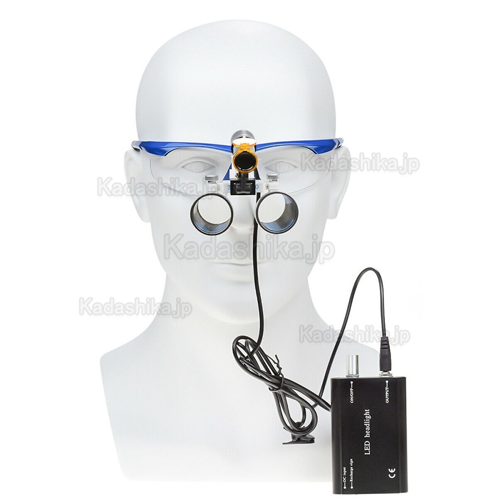 歯科衛生士 ヘッドライト 5W LED ゴーグルライト (光学フィルター付き) 歯科衛生士 ヘッドライト 5W LED ゴーグルライト (光学フィルター付き)