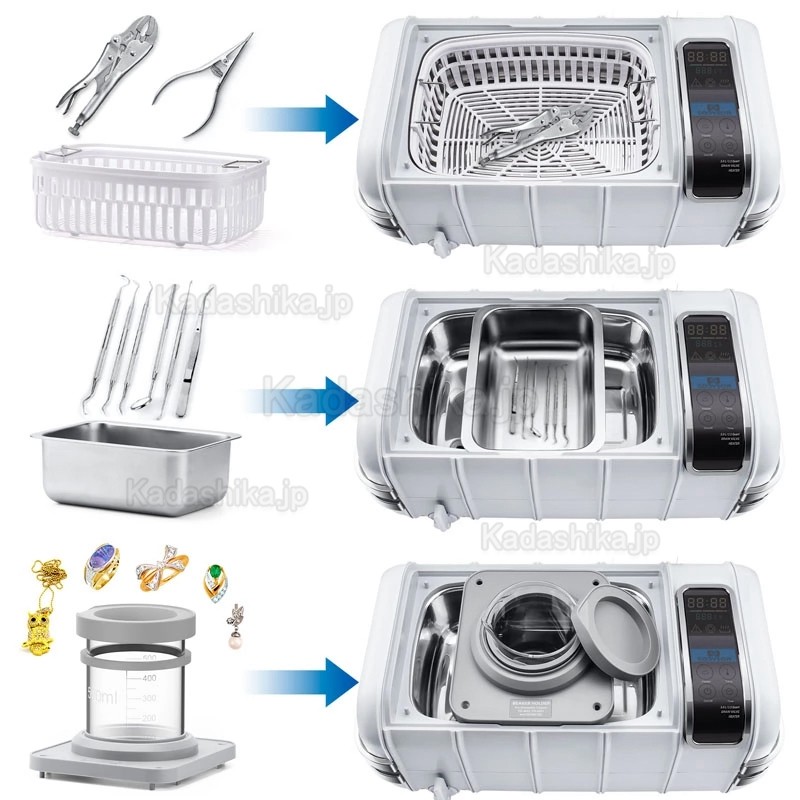 Codyson CD-4831 卓上小型 歯科/業務用 超音波洗浄機 3L
