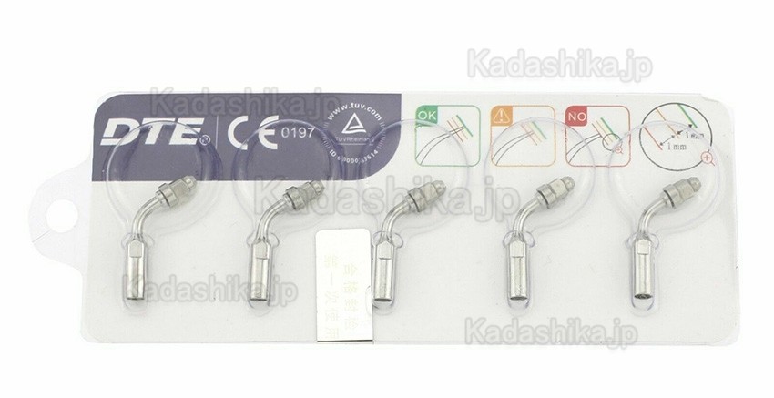 5本 Woodpecker DTE エンド用超音波スケーラーチップ ED1 ED2 ED3 (Satelec NSK対応) 5本 Woodpecker DTE エンド用超音波スケーラーチップ ED1 ED2 ED3 (Satelec NSK対応)
