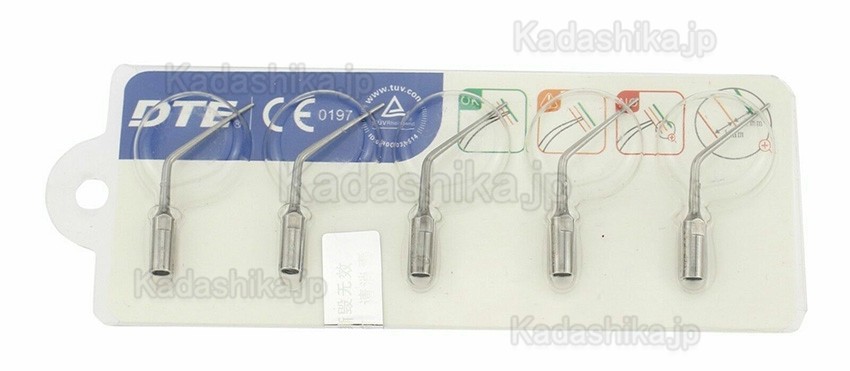 5本 Woodpecker DTE エンド用超音波スケーラーチップ ED1 ED2 ED3 (Satelec NSK対応) 5本 Woodpecker DTE エンド用超音波スケーラーチップ ED1 ED2 ED3 (Satelec NSK対応)