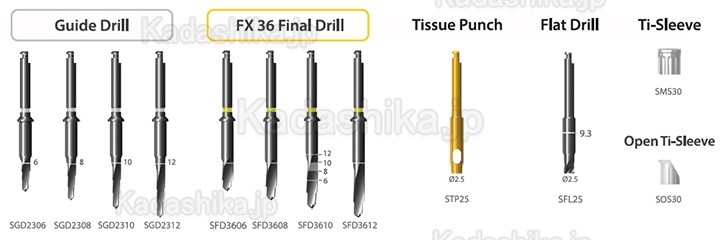 Dentium XGSSK デジタルガイド手術キット（シンプルキット）