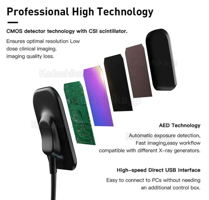 歯科用CCD センサー RVG 口腔内センサー ソフトウェア S1/S2 付き