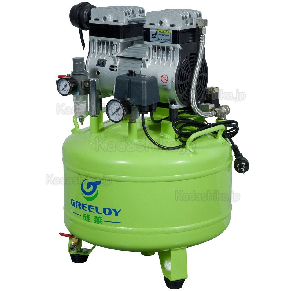 エアーコンプレッサー オイルレス 100v 静音 40L