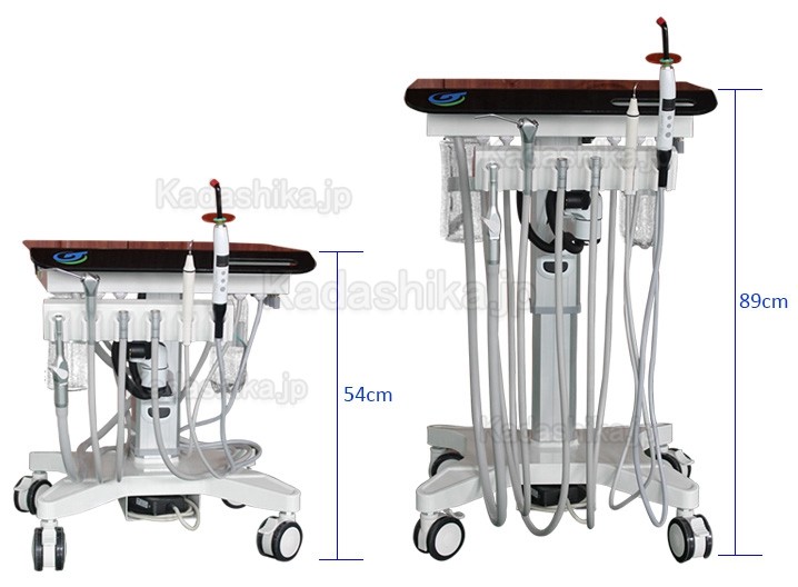 Greeloy GU-P 302S 可搬式歯科用ユニット 移動可能歯科器具台 (高さ調節可能)