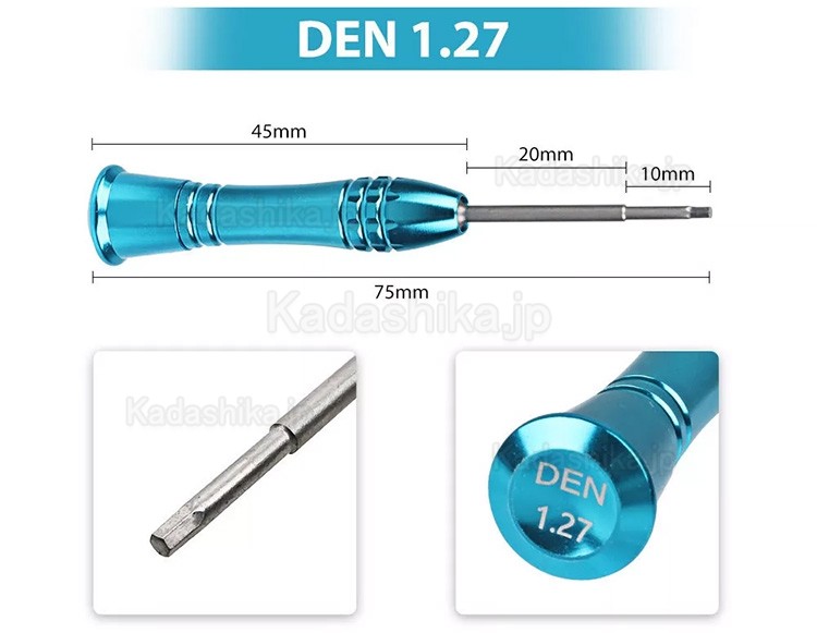 10個/キット ユニバーサル歯科アバットメントスクリュー ドライバー 歯科医インプラント器具