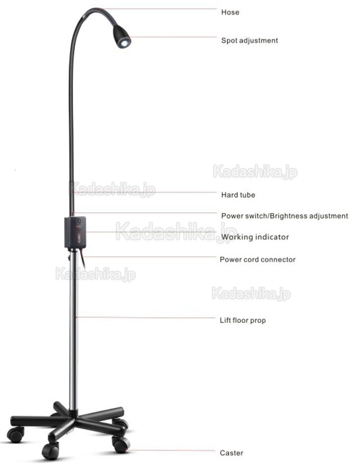 KWS KD-2005W-2 3W LED 高輝度医療エグザムライト KWS KD-2005W-2 3W LED 高輝度医療エグザムライト