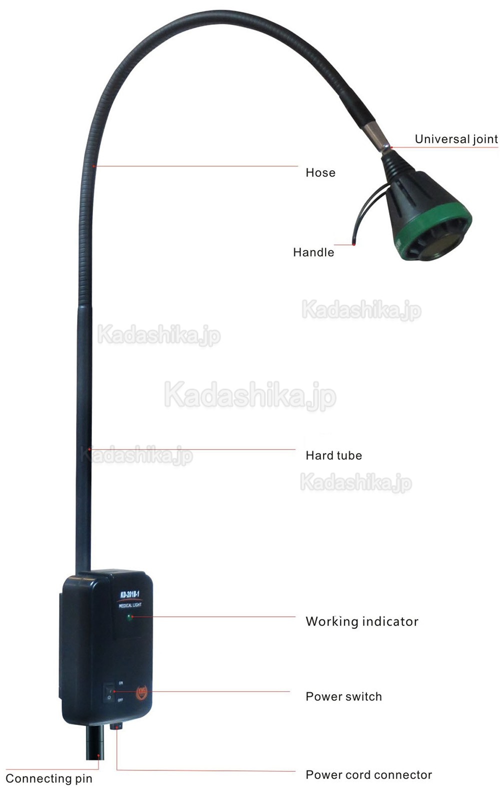 KWS KD-2035W-1 35W ハロゲン医療検診ライト エグザムライト KWS KD-2035W-1 35W ハロゲン医療検診ライト エグザムライト