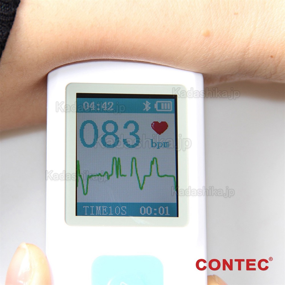 CONTEC PM10 家庭用 携帯型 心電計  ECG/EKGモニター 