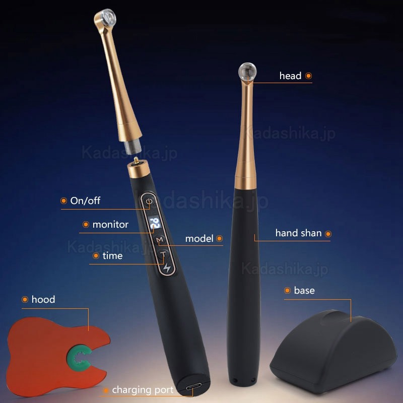歯科樹脂LED 光照射器 6 モード 1800MW/CM2 齲蝕検出器付き 歯科樹脂LED 光照射器 6 モード 1800MW/CM2 齲蝕検出器付き