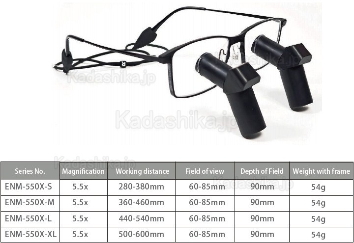 Micare ENM-650X 6.5X 歯科用エルゴルーペ 歯科TTL拡大鏡