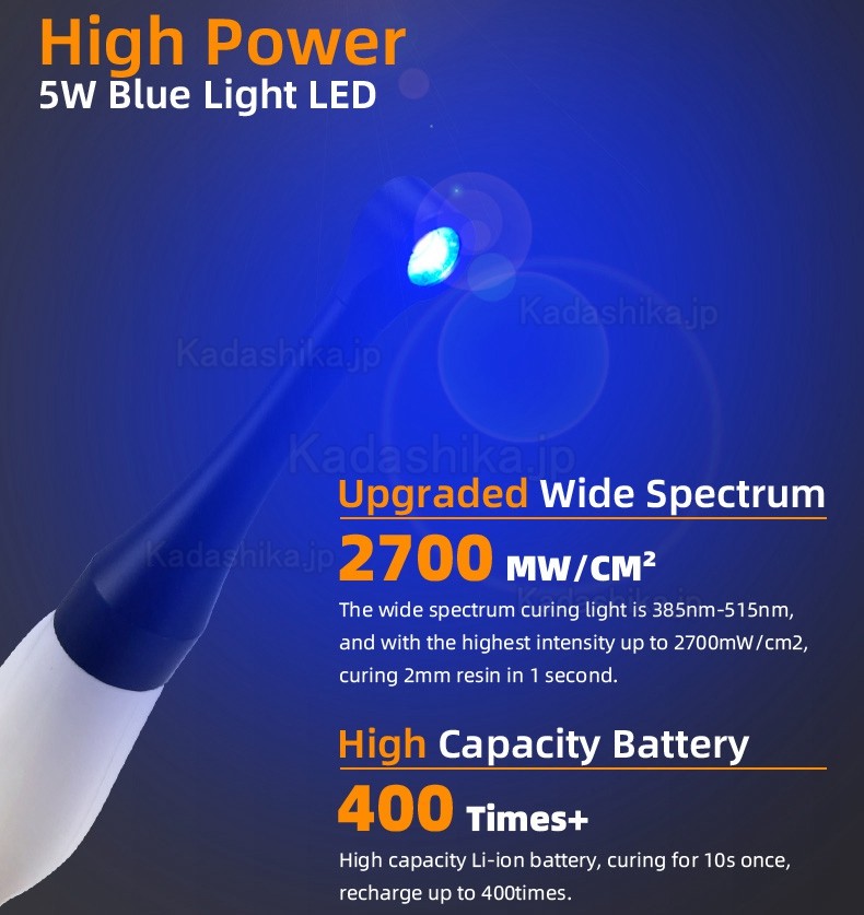 歯科樹脂用高輝度LED光照射器 Pluspower® FUTURE X PRO