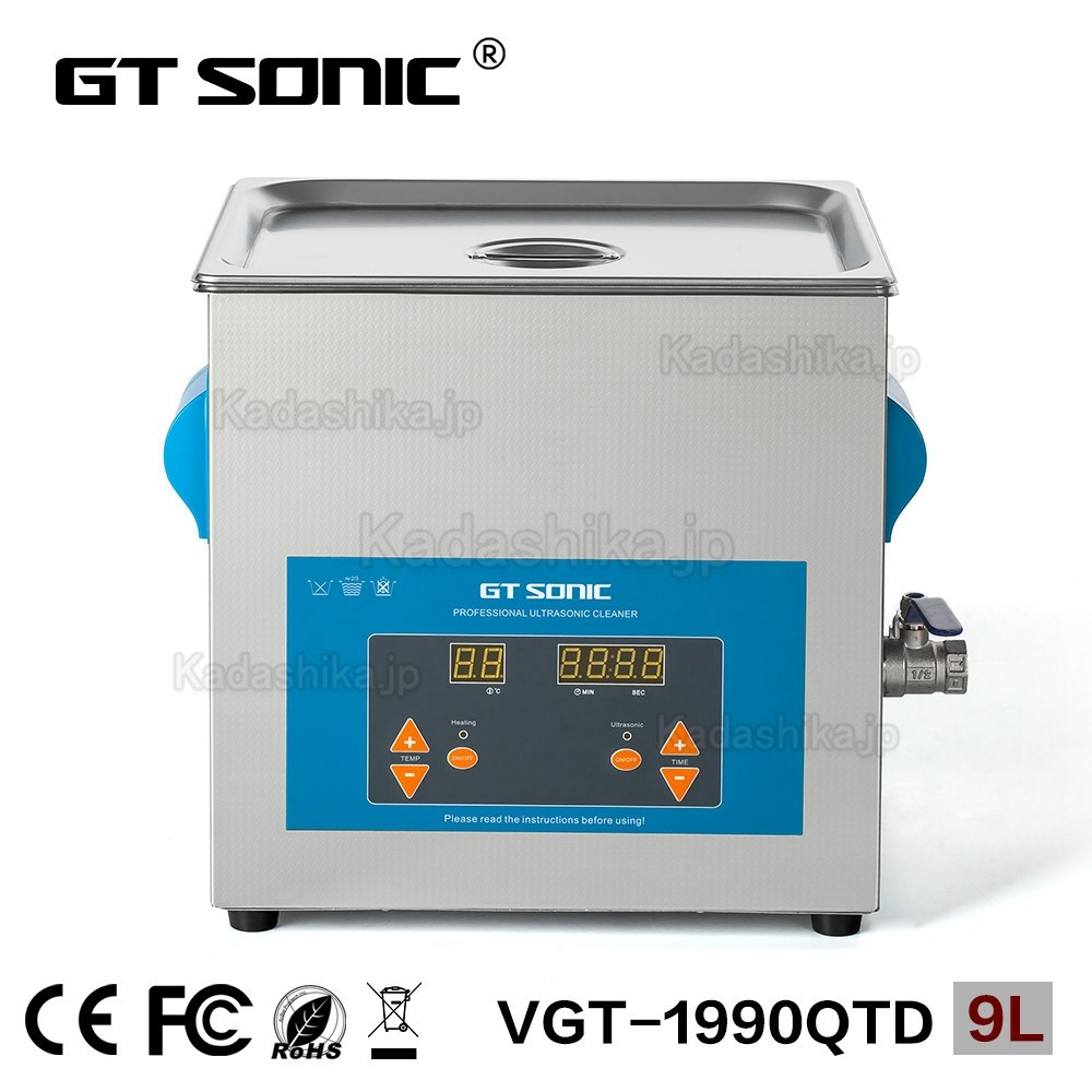 GT SONIC QTD-シリーズ 歯科デジタル超音波洗浄機器 2-27L 加熱機能付き GT SONIC QTD-シリーズ 歯科デジタル超音波洗浄機器 2-27L 加熱機能付き
