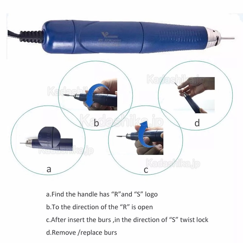 StrongDrill Q9T-R-M90000 歯科用電動マイクロモーター ブラシレスハンドピース 50K RPM StrongDrill Q9T-R-M90000 歯科用電動マイクロモーター ブラシレスハンドピース 50K RPM