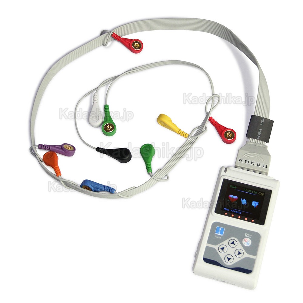 CONTEC TLC5000 携帯型心電計 ECGモニター 12誘導心電図 24時間 同期アアナライザー CONTEC TLC5000 携帯型心電計 ECGモニター 12誘導心電図 24時間 同期アアナライザー