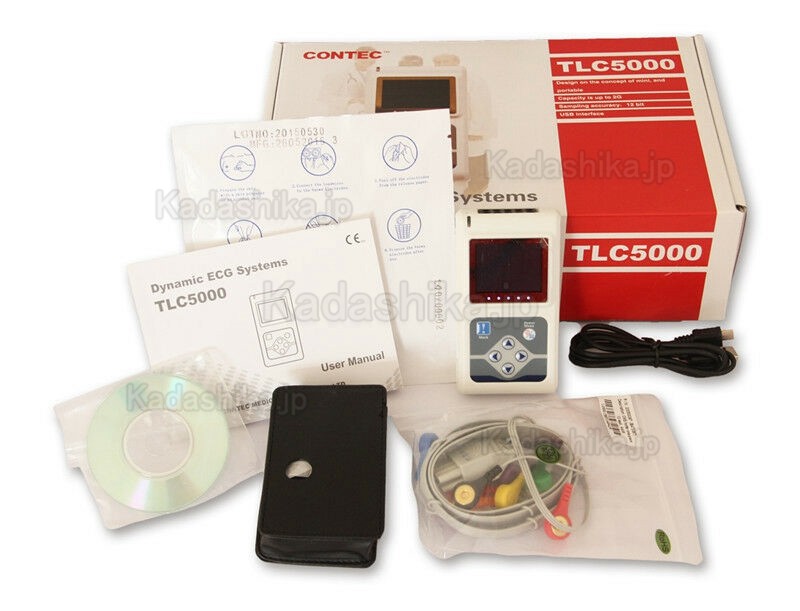 CONTEC TLC5000 携帯型心電計 ECGモニター 12誘導心電図 24時間 同期アアナライザー CONTEC TLC5000 携帯型心電計 ECGモニター 12誘導心電図 24時間 同期アアナライザー