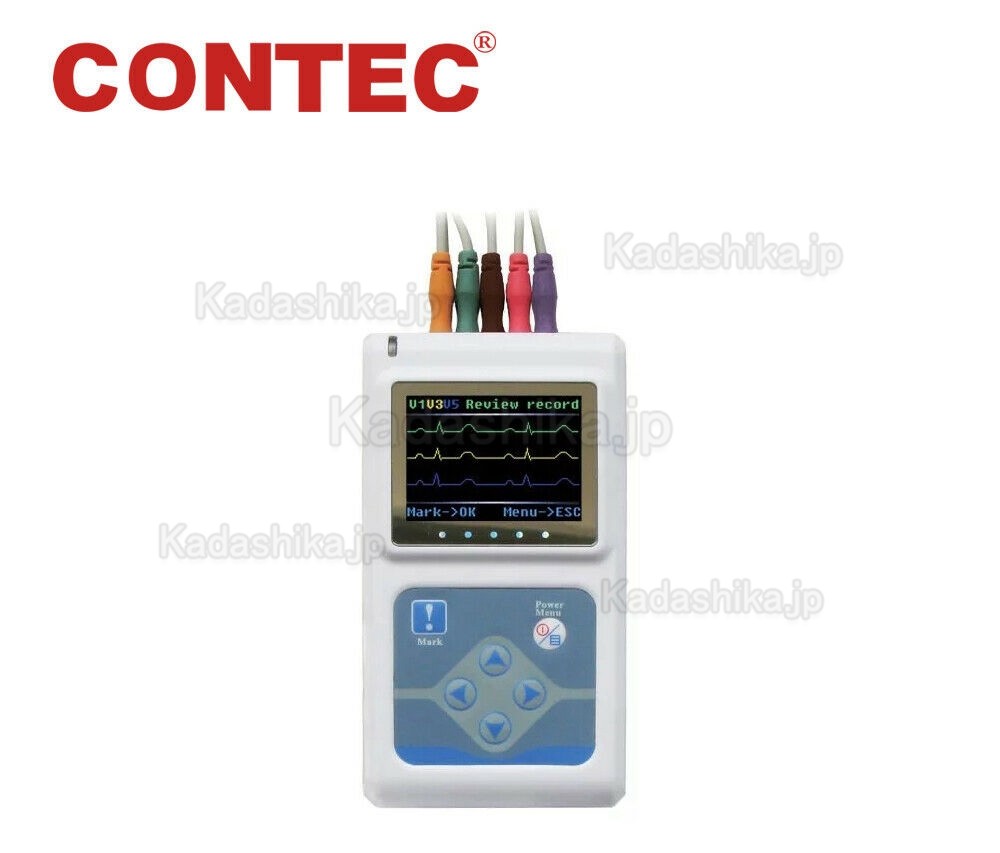CONTEC TLC9803  家庭用 携帯型 心電計 12誘導EGC心電図