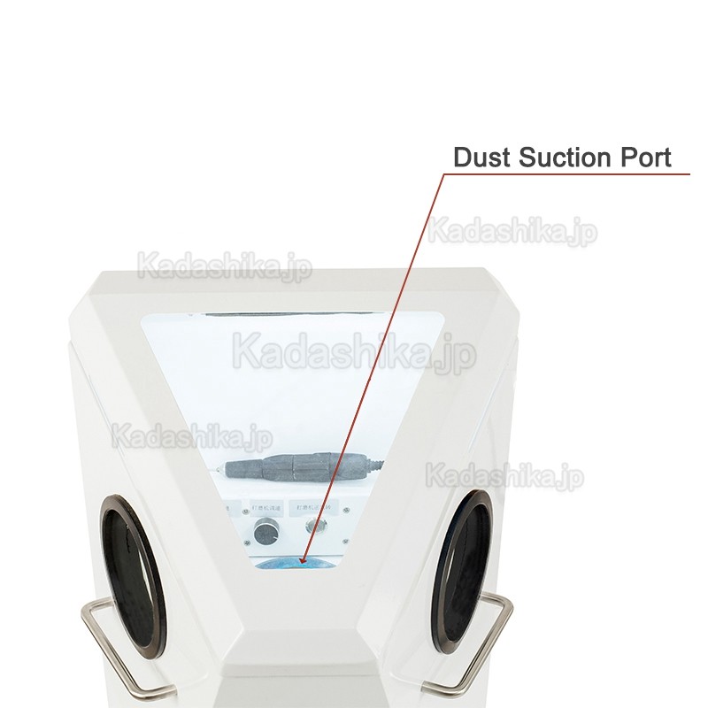 歯科技工サンドブラスター (集塵機+シャドウレスLEDシステム付き)