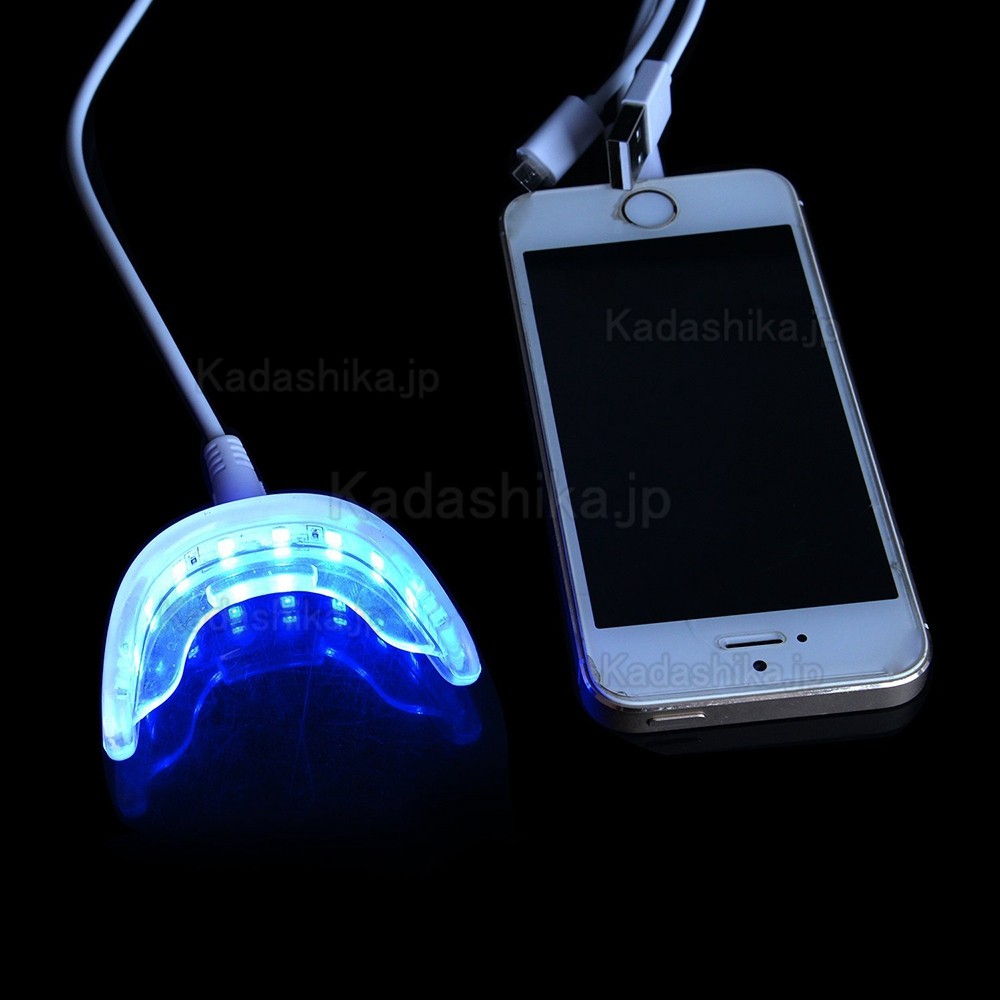 歯科LED自宅ホワイトニング機械(16個LEDライト付き、USBポート)