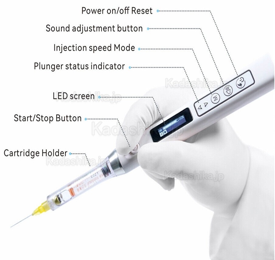Woodpecker Star Pen 歯科用無痛麻酔装置 口腔局所麻酔システム 麻酔注射器 Woodpecker Star Pen 歯科用無痛麻酔装置 口腔局所麻酔システム 麻酔注射器
