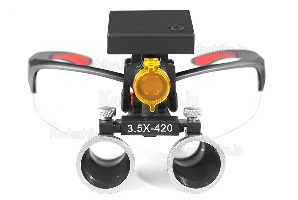 YUYO DY-117 3.5倍 歯科ルーペ + DY-010 ワイヤレス 3W LED ヘッドライト YUYO DY-117 3.5倍 歯科ルーペ + DY-010 ワイヤレス 3W LED ヘッドライト