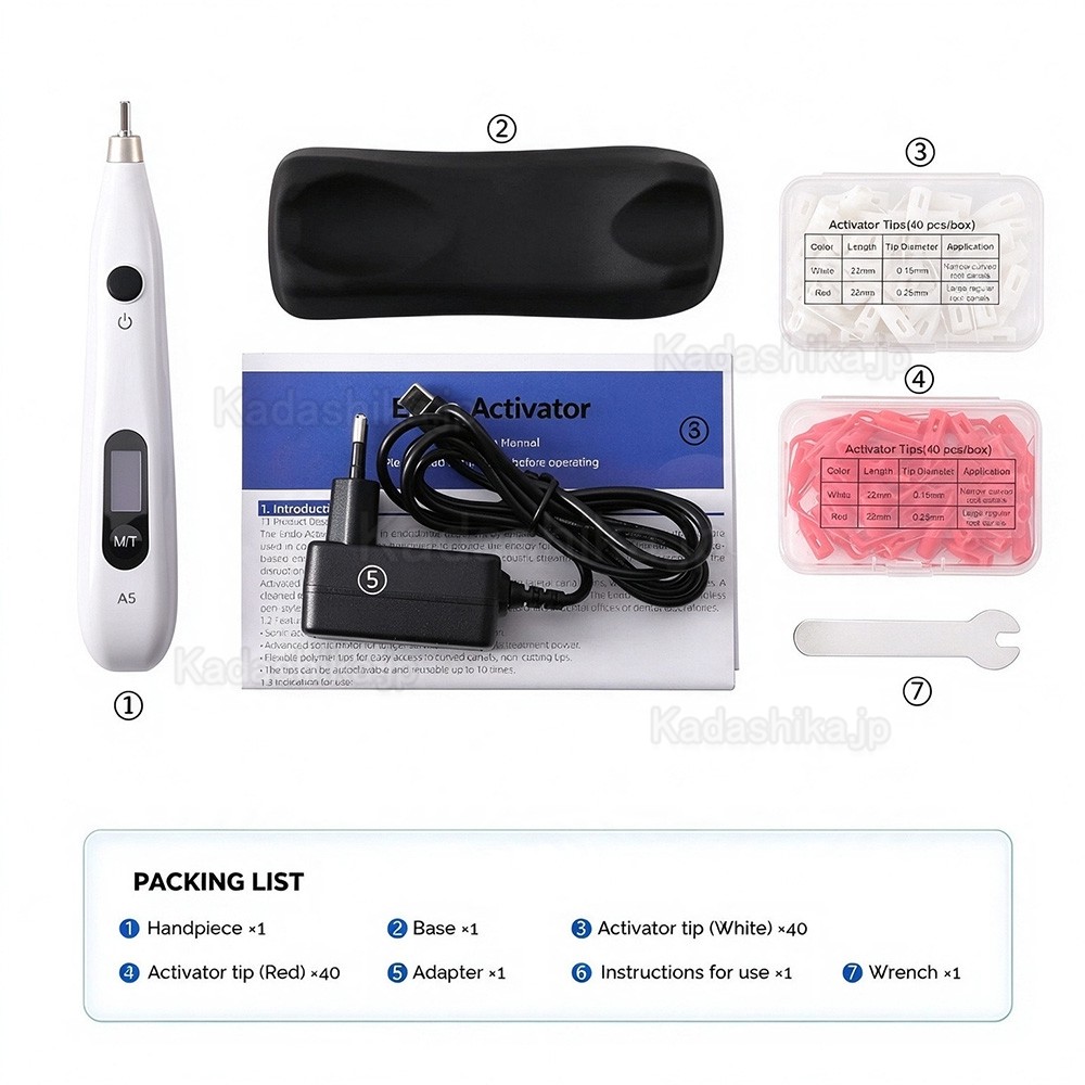 Yahope A5 歯科超音波エンド洗浄器 + チップ Yahope A5 歯科超音波エンド洗浄器 + チップ