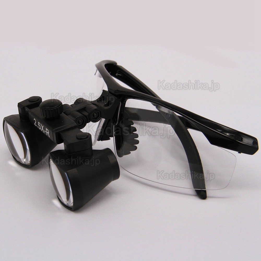 Ymarda CO250 2.5倍 歯科医療用拡大鏡 フリップアップタイプ拡大鏡メガネ Ymarda CO250 2.5倍 歯科医療用拡大鏡 フリップアップタイプ拡大鏡メガネ